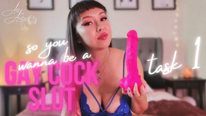 So, You Wanna Be a Gay Cock Slut: Task 1