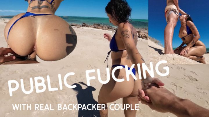 Real Couple Backpackers FUCK in PUBLIC