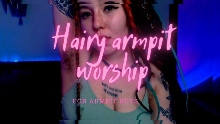 Hairy armpit worship