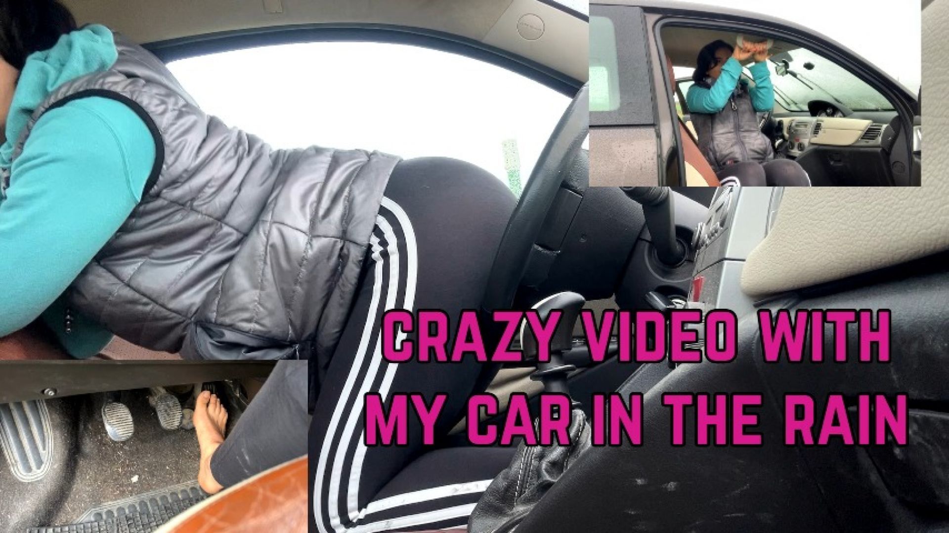 super crazy video on a rainy day - cranking, pedal pumping a