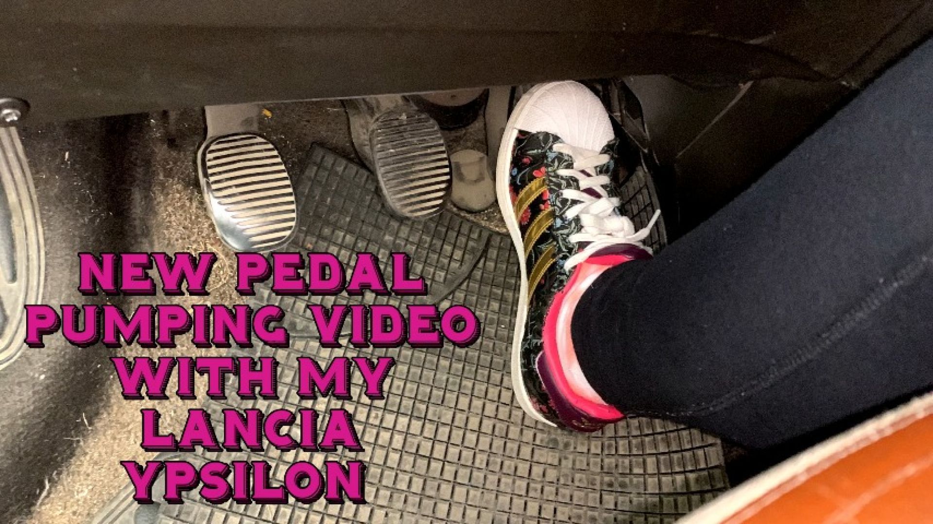 pedal pumping with my Lancia Ypsilon - video with various sh