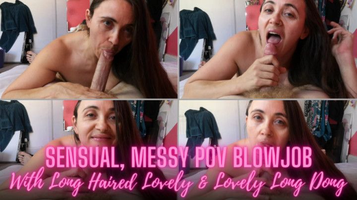 Sensual, Messy POV Blowjob