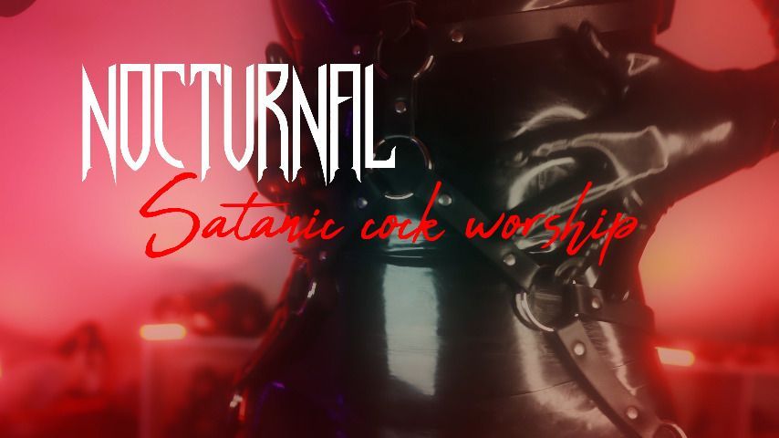 Satanic cock worship 4K