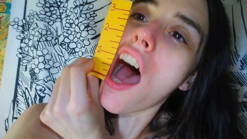 Big Open Mouth Yawn Oral Measuring Exam