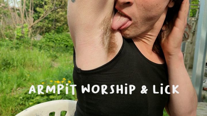 Armpit worship &amp; licking