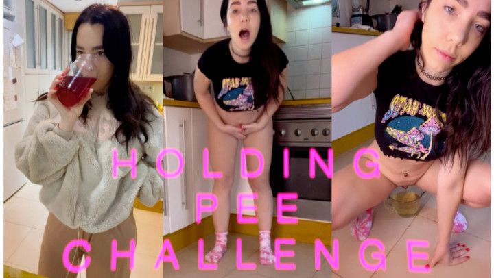 Holding &amp; Piss Desperation Challenge