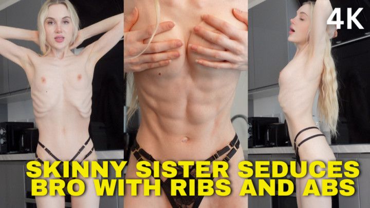 Skinny Muscular Sister ABS 4K