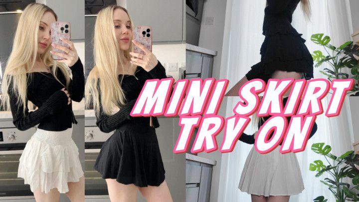 Mini Skirts Try On Haul - SFW