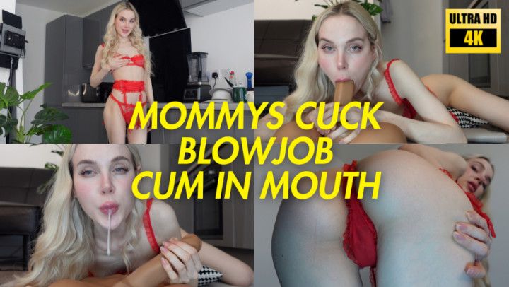 Mommys Cuck BBC BLOWJOB 4K