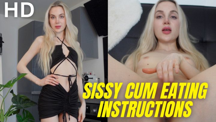 SISSY CUM EATING INSTRUCTIONS HD