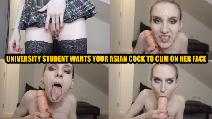 University Slut wants Ur Big Asian Cock