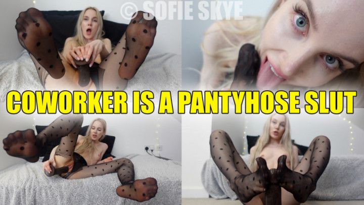 Coworker is a Pantyhose Slut
