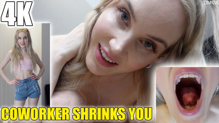 Coworker Shrinks You GIANTESS 4K