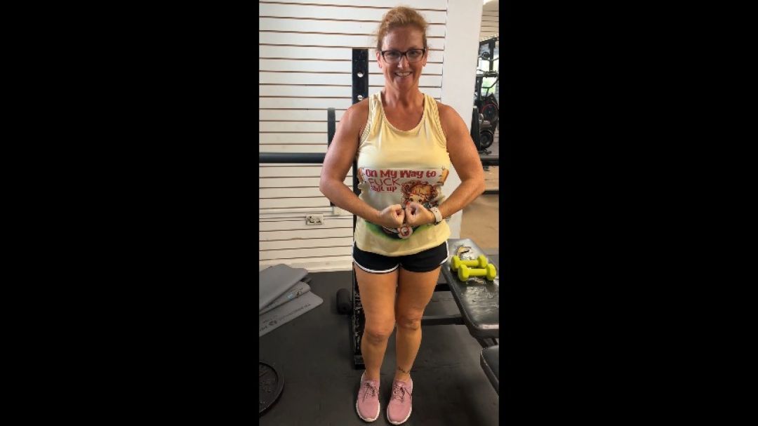 Mature Redhead Works On Her FItness - Free