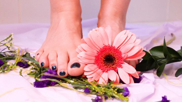 Feet and Flowers