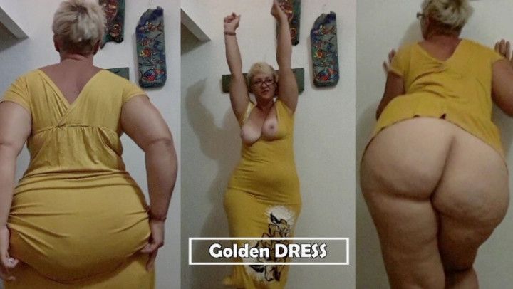 GOLDEN Dress: BIG BUTT MOM Strips