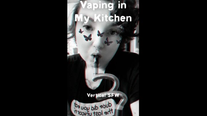 Vaping in My Kitchen