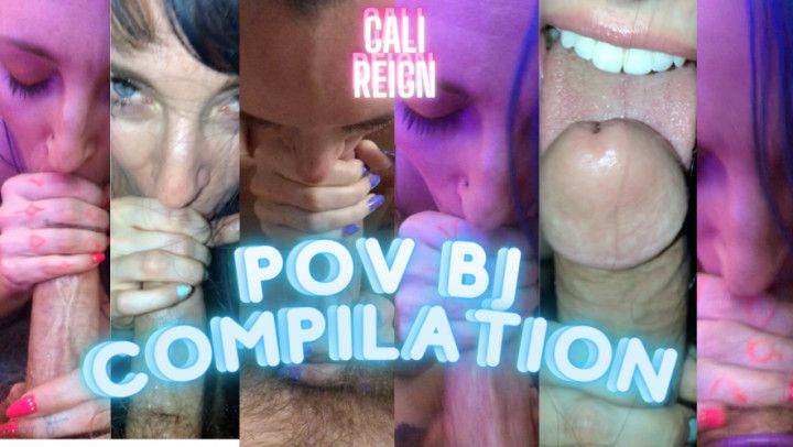 POV BJ Compilation + Cumdrain Slut CIM