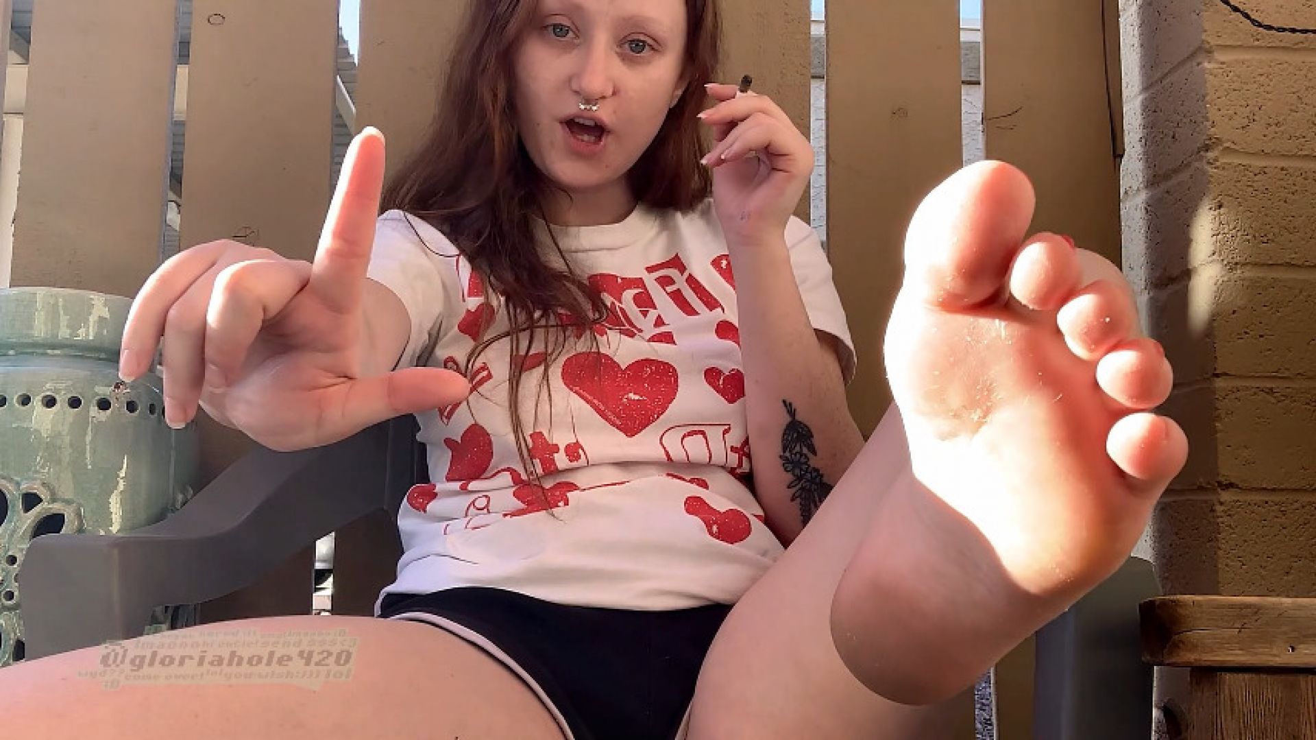 Goddess Puts You In Your Place! Dirty Feet + Ashtray Fetish