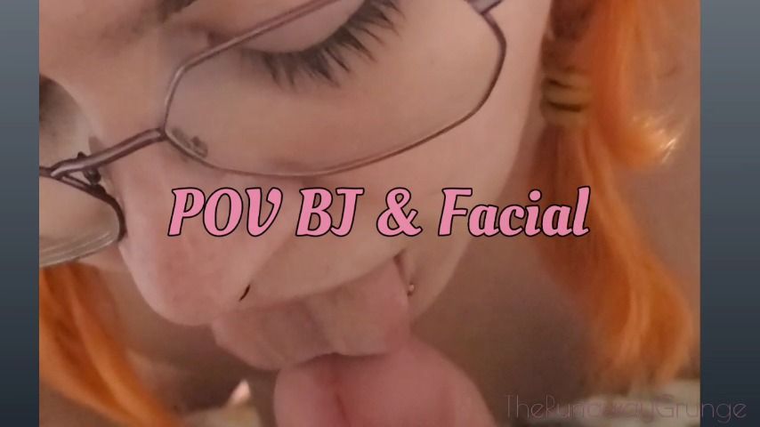 POV BJ &amp; Facial with Glasses