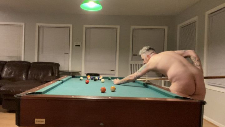 POV Watching Me Play Pool Nude