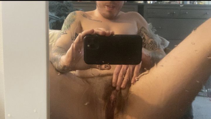 SQUIRT!! All Over My Mirror