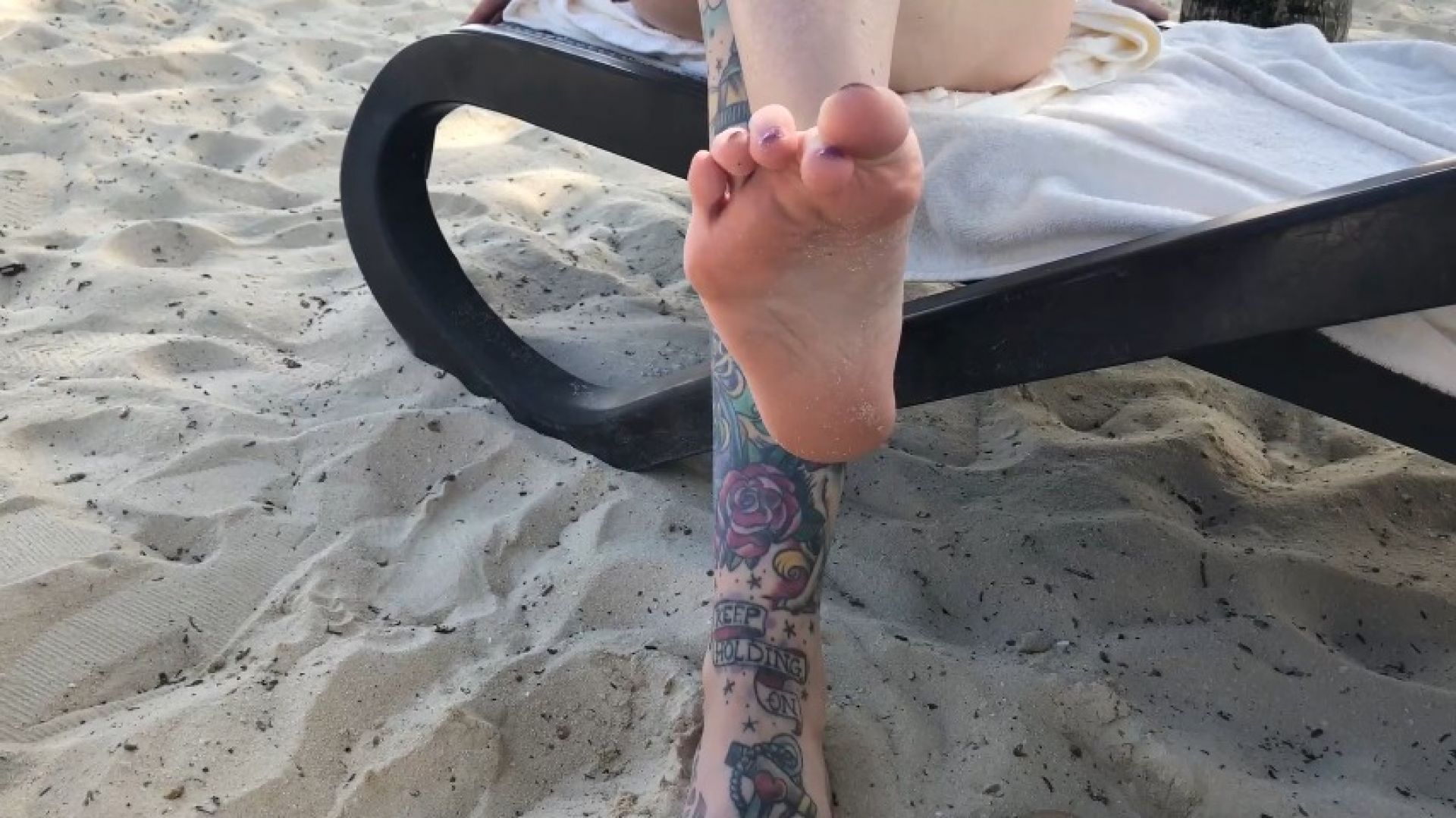 Beach Foot Worship