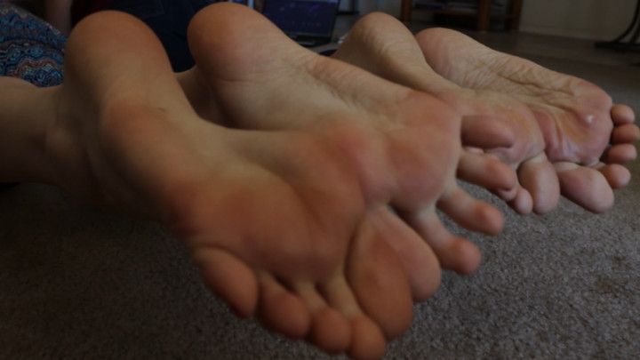 Quad soles laydown Tickled