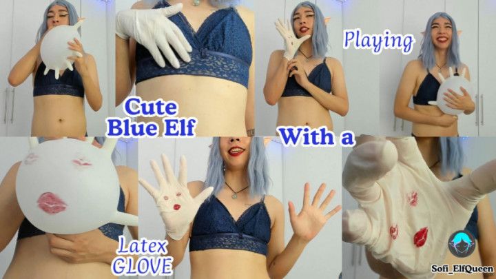 Fun time with latex gloves