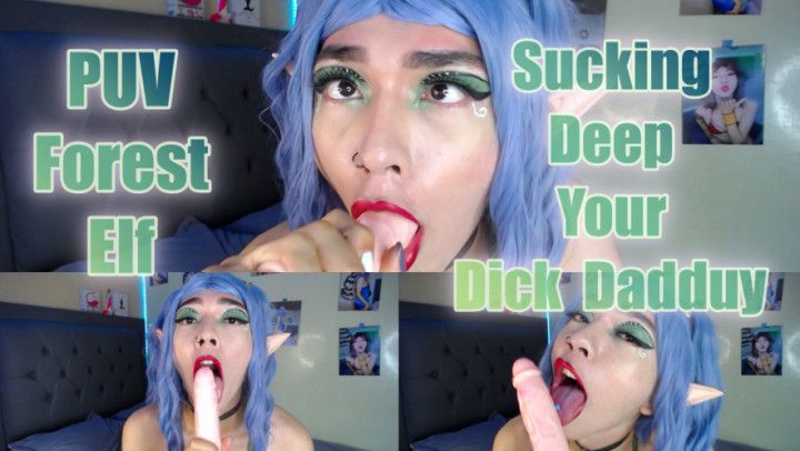 PUV Forest Elf blowjob with ahegao