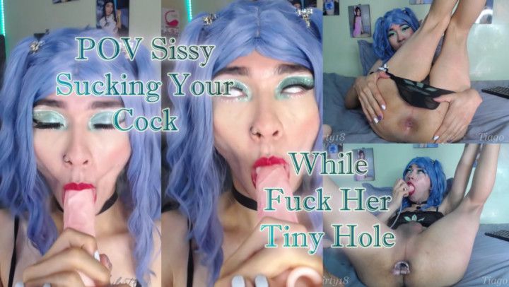 PUV Sissy Sucking stepbrother's cock