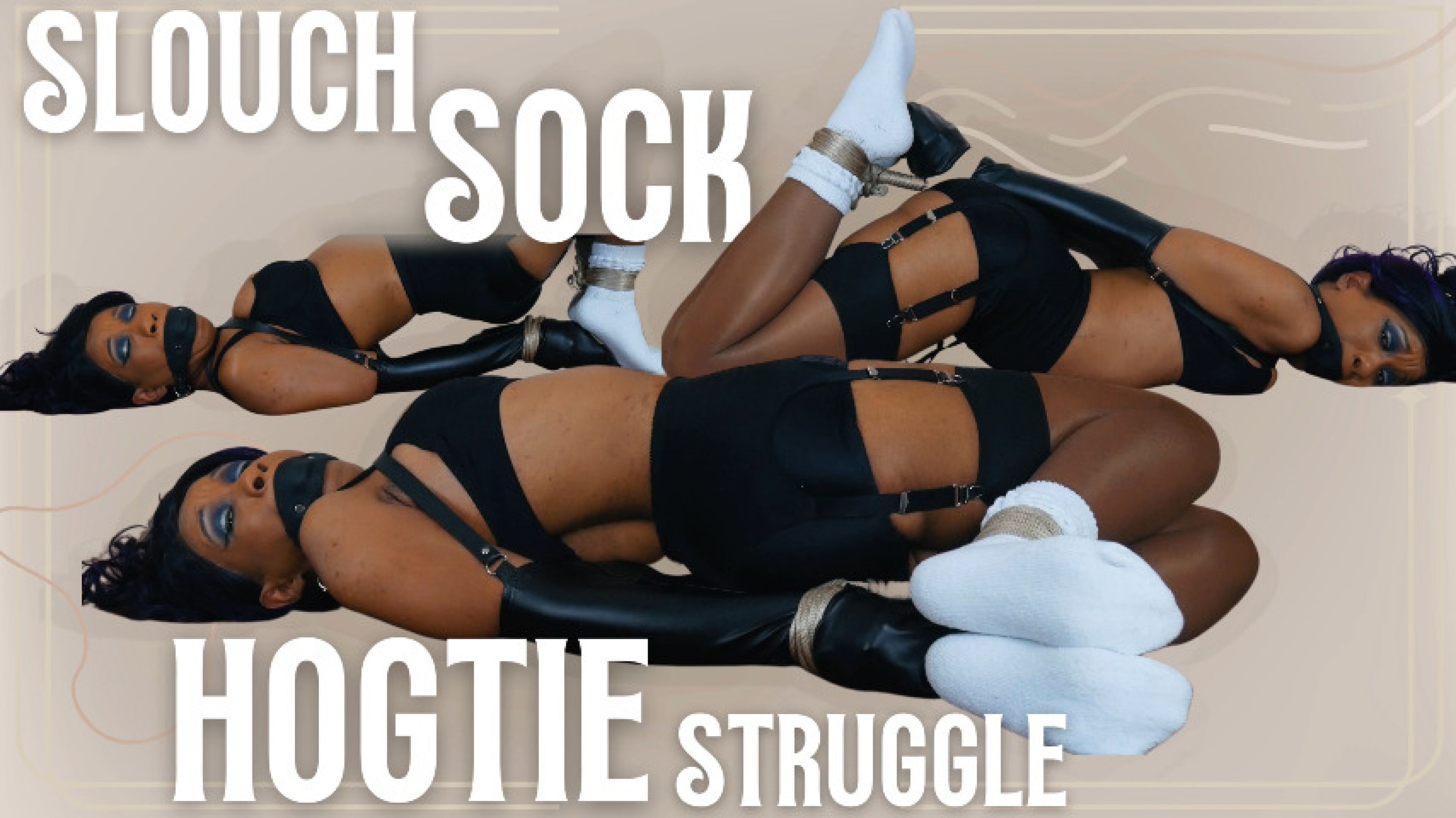 Slouch Sock Hogtie Struggle