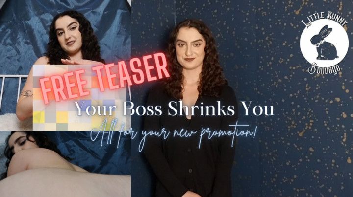 TEASER: Your Boss Shrinks You