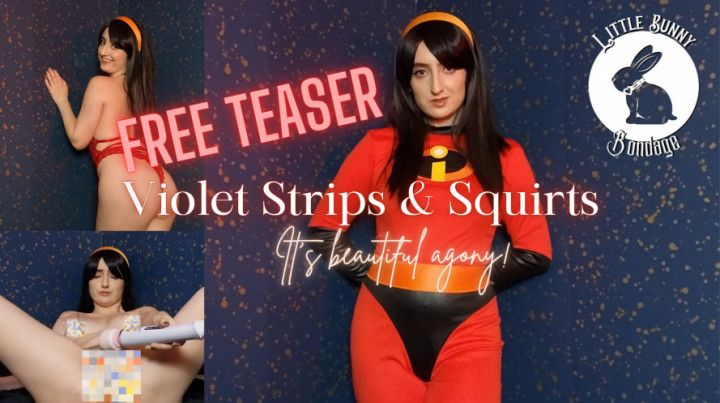 TEASER: Violet's Squirting &amp; Cumming Agony