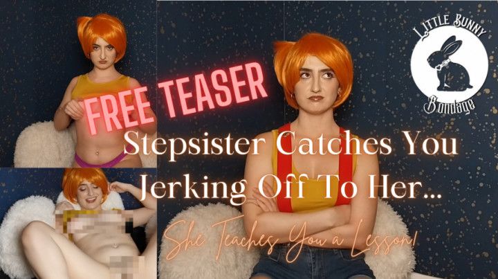 TEASER: Your Stepsis Catches You Jerking to Her Dressing