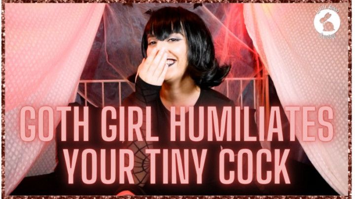 Goth Girl Humiliates Your Tiny Dick