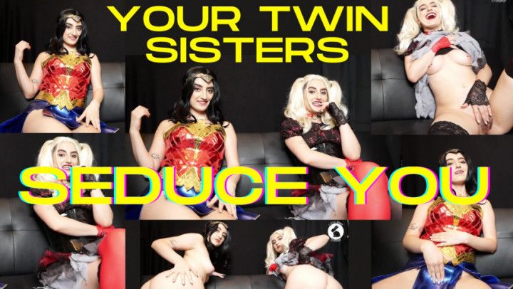 Your Twin Sisters Cosplay to Seduce You