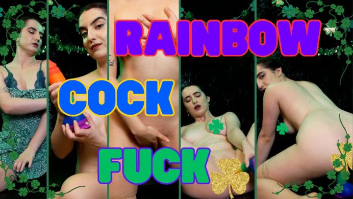 LittleBunnyB's Rainbow Cock Fuck