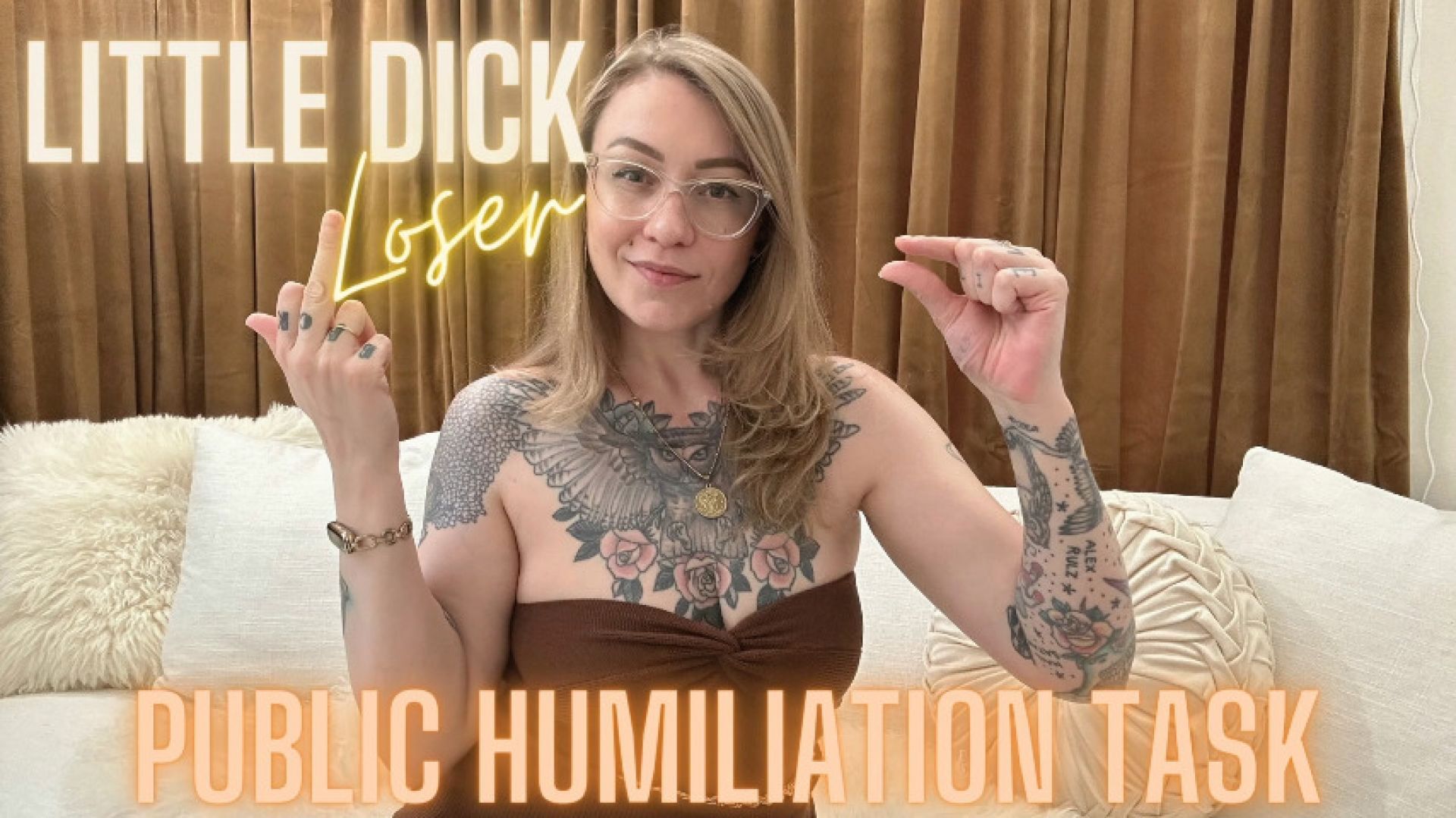 Public Humiliation Task for Little Dick Losers