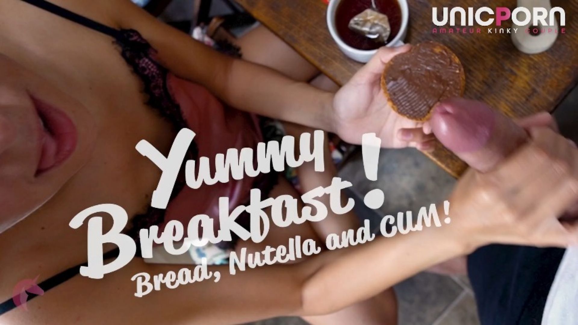 Cum and Nutella are a perfect combo for a healthy breakfast