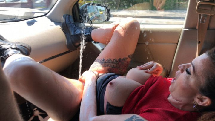 The Day drive Squirting in my car HD