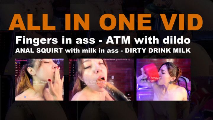 Anal humiliation - DT/ATM/ANAL SQUIRT - taste your wet ass