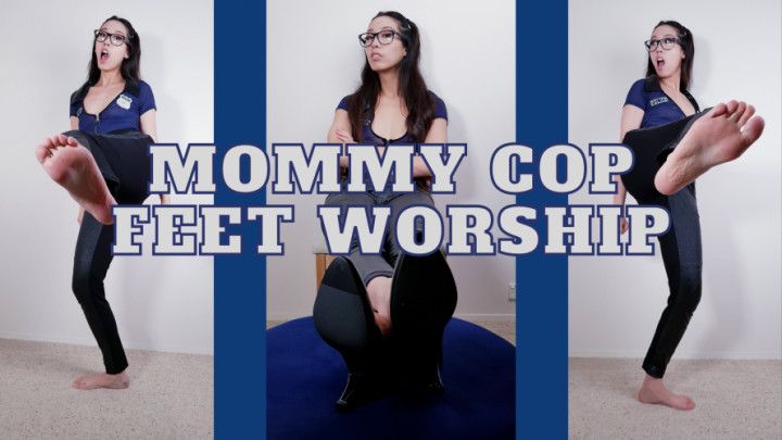 Mommy Cop Feet Worship