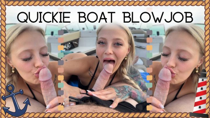 Sugar Daddy Blowjob On A Boat