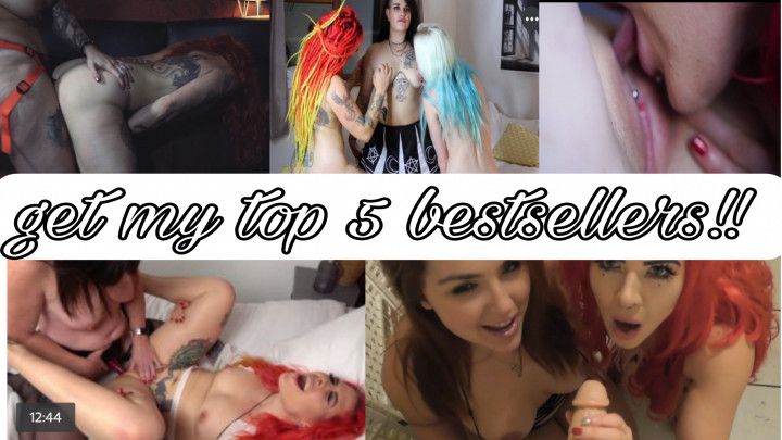 GET MY TOP 5 BEST SELLING VIDS .. DOWNLD