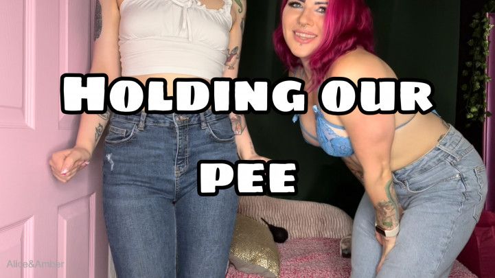 Holding Pee desperation