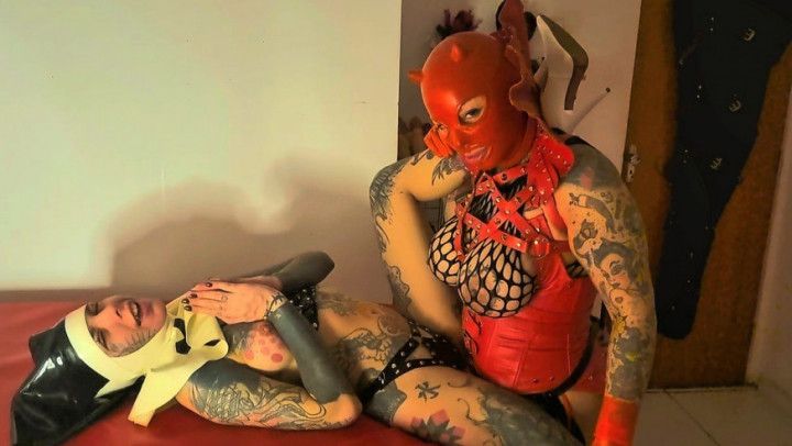 PROFANE SEX LESBIAN DEVIL FUCKING NUN