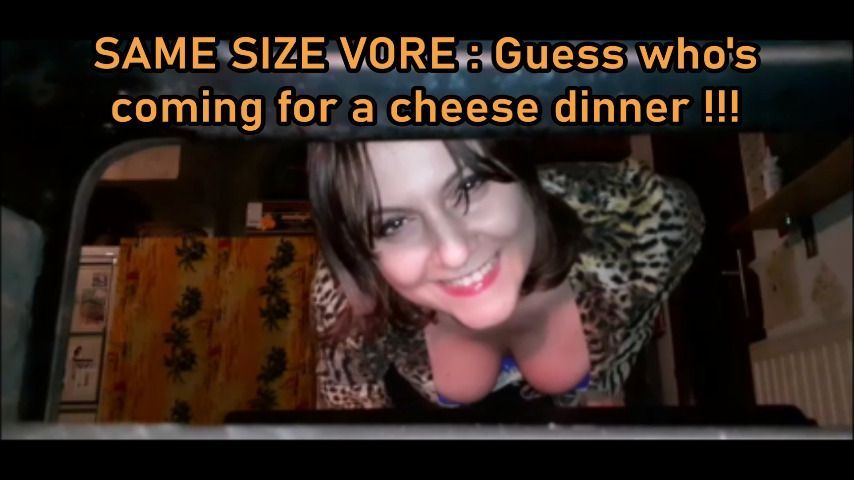 Custom SAME SIZE VORE : A Cheese Dinner