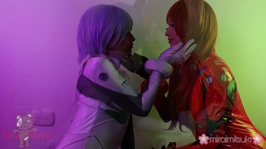 Asuka And Rei Get Horny After The Battle