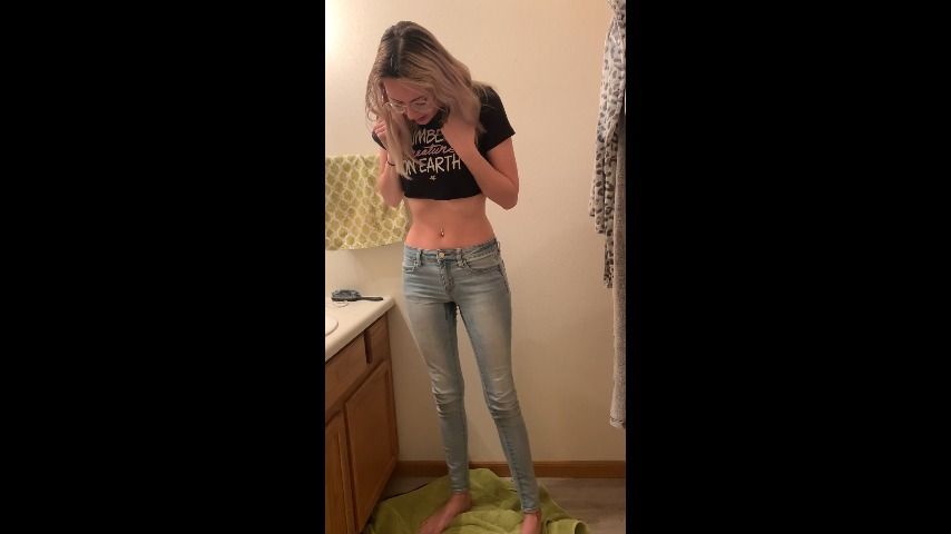 Soaking Jeans and Panties